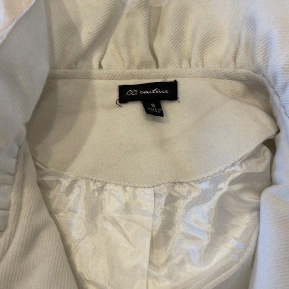 Beautiful C.C. Couture Ruffle Trim Belted Jacket - Picture 7 of 7